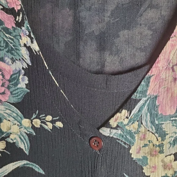 Vingtage Plus Size Cottagecore Fairy Grunge Whimsigoth Dress 1X See Measurements - Picture 7 of 13